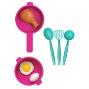 Detalhes sobre 2 Panelas c/ Alimentos